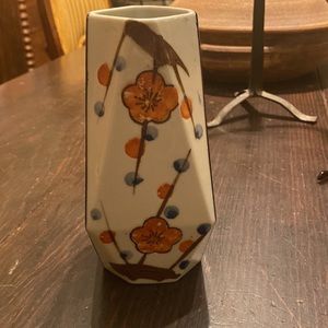 Ceramic floral  Vase from Japan